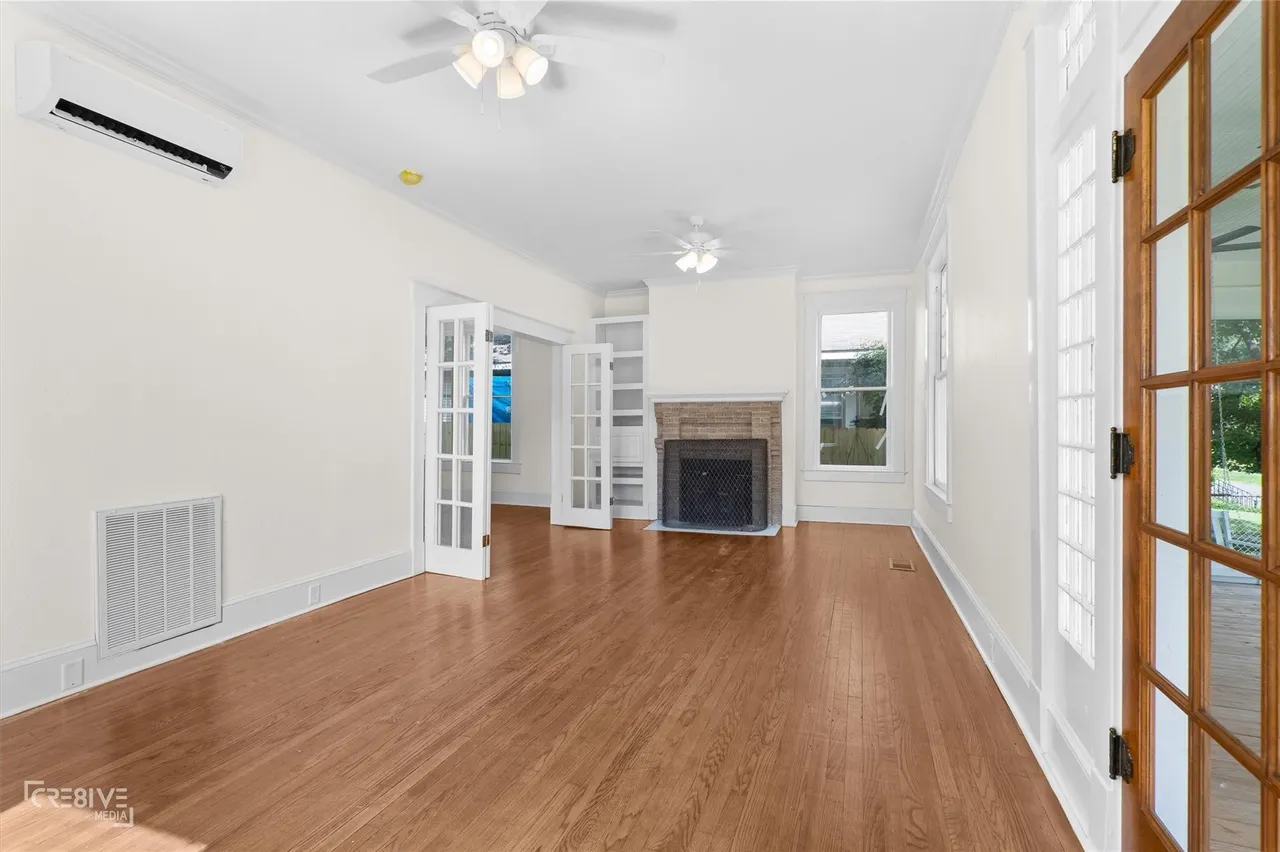 A 1912 Home, Saved Living Room after
